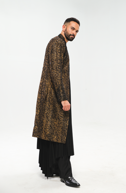 HSY Black sherwani dresses 