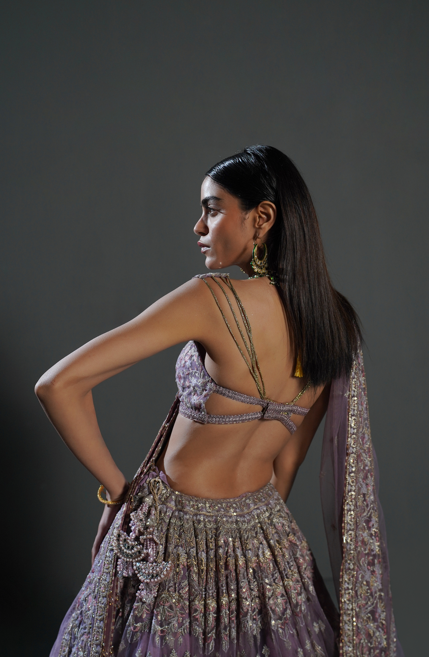 Lilac Breeze- Lehenga Choli Ensemble