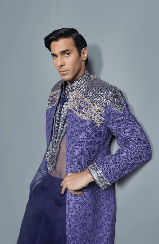 Pakistani designer HSY sherwani USA